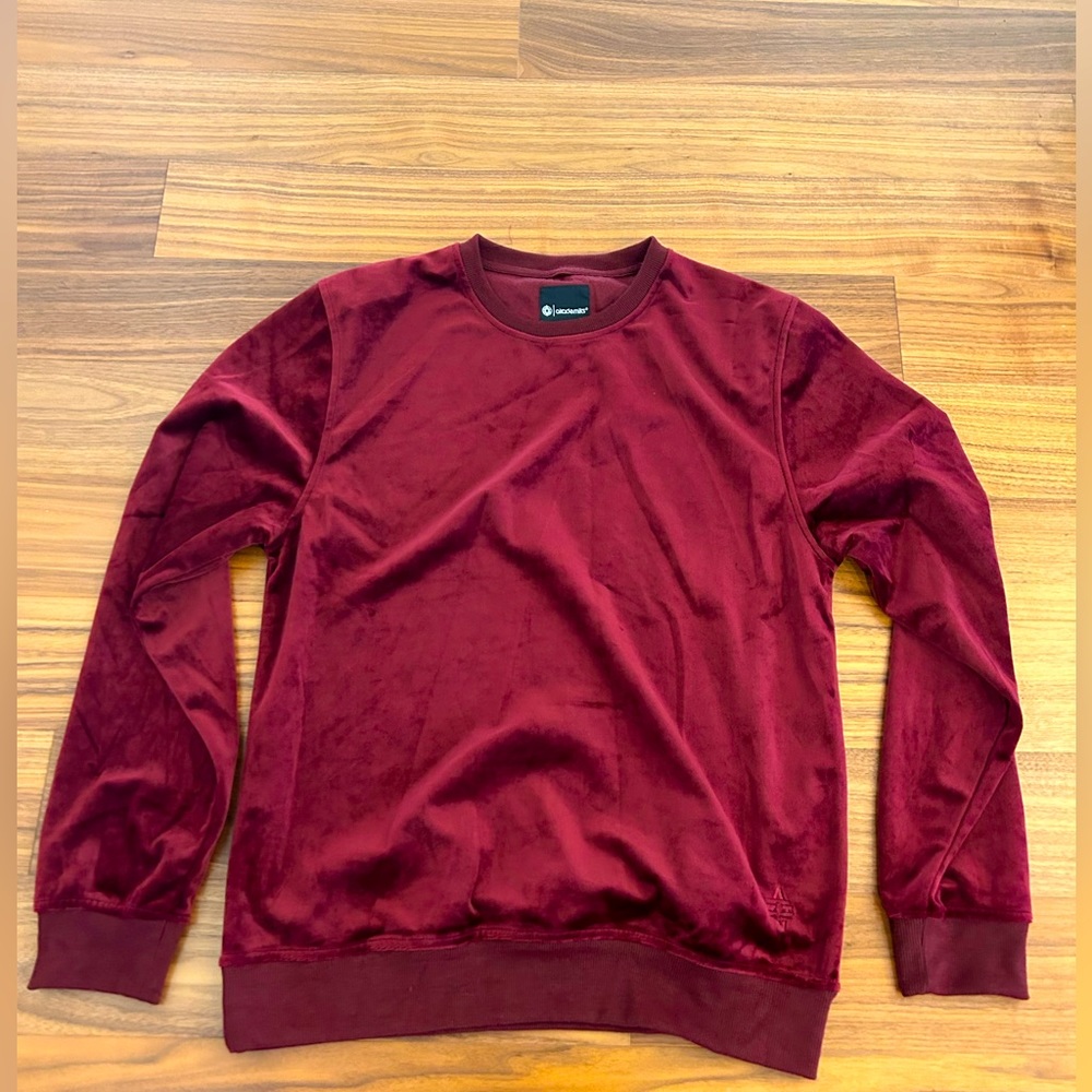 Velour sweatshirt